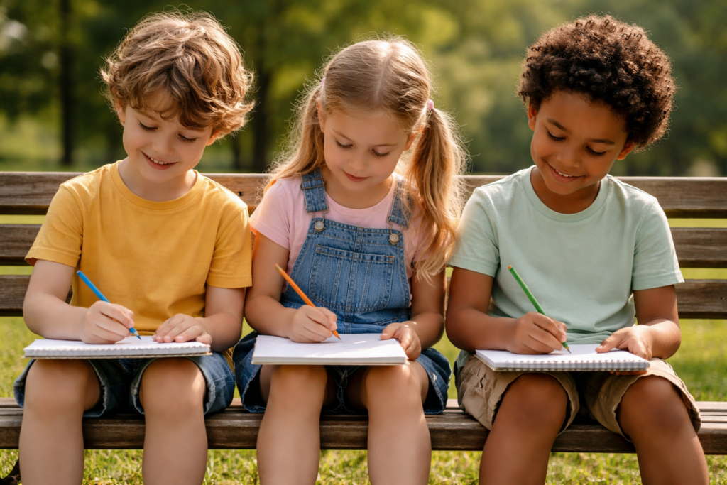 Design student practicing creative sketching for entrance exams.